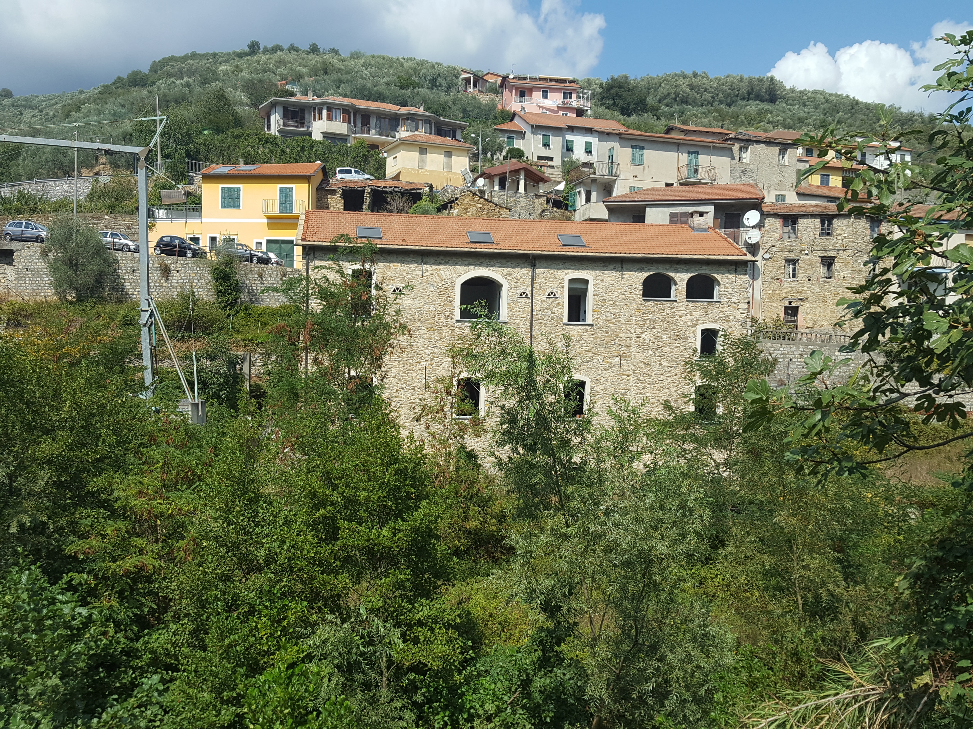 Imperia, Borgomaro – stone building for hospitality business